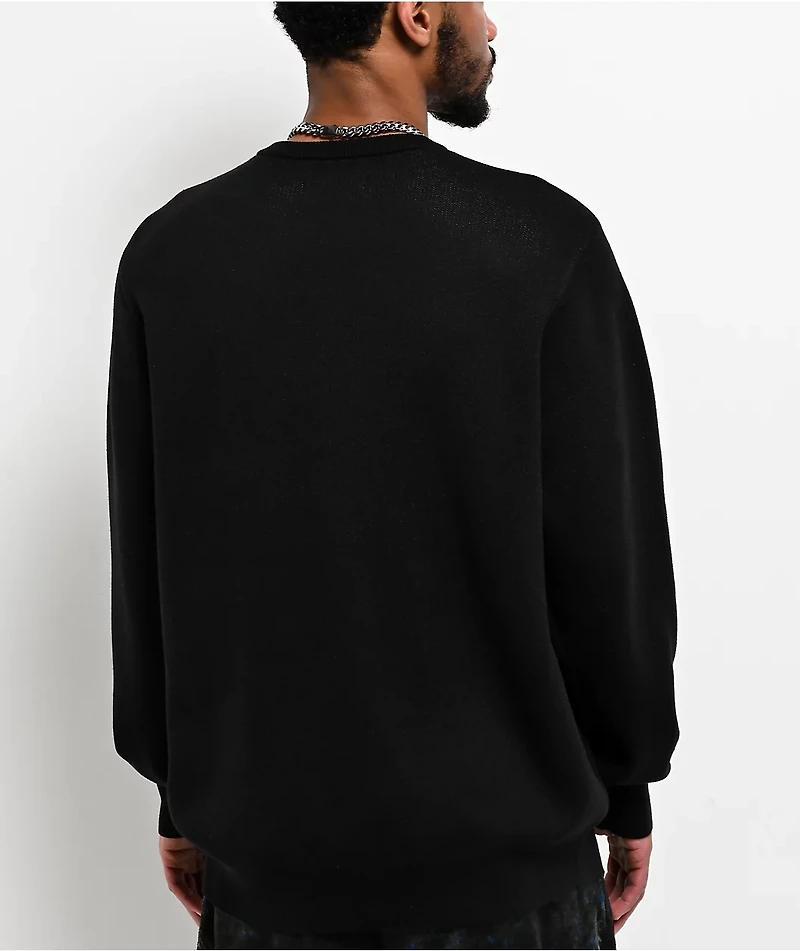 Affliction Winged Up Black Sweater