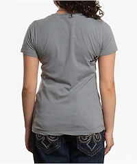 Affliction Winged Up Grey T-Shirt