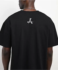 Affliction Withered Scorn Black Wash T-Shirt