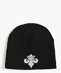 Affliction x Haunted Mound Harold Black Reversible Skully Beanie