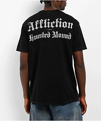 Affliction x Haunted Mound King Reaper Black Wash T-Shirt