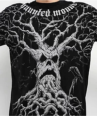 Affliction x Haunted Mound Tree Black Wash Long Sleeve T-Shirt