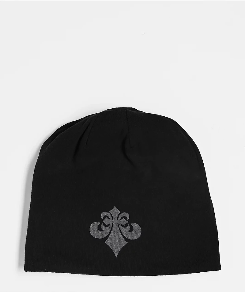 Affliction x Misfits Black Reversible Skully Beanie