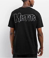 Affliction x Misfits Skully Black Wash T-Shirt