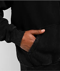 Affliction x Misfits Skully Black Wash Zip Hoodie