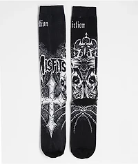 Affliction x Misfits Wings Black Crew Socks
