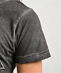 Affliction x Rogue Crest Grey Wash T-Shirt
