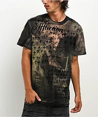 Affliction x Rogue Dagger Black Wash T-Shirt