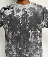 Affliction x Rogue Floating Grey & Black 2fer Long Sleeve T-Shirt