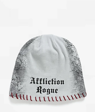 Affliction x Rogue Mourning Grey Reversible Skully Beanie