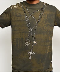 Affliction x Rogue Saints Olive T-Shirt