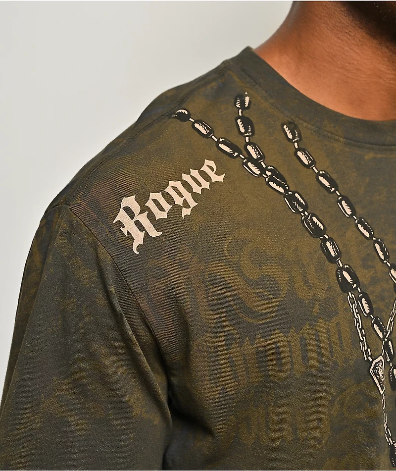 Affliction x Rogue Saints Olive T-Shirt