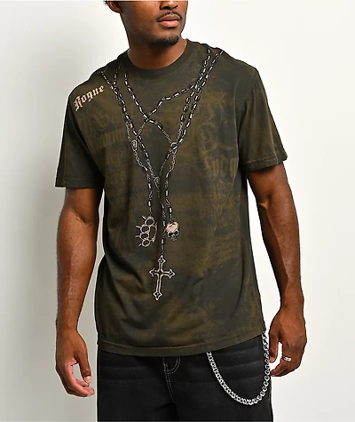 Affliction x Rogue Saints Olive T-Shirt