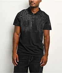 Affliction x Rogue Scribe Black Polo T-Shirt