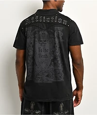 Affliction x Rogue Scribe Black Polo T-Shirt