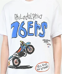 After School Special x NBA Philadelphia 76ers White T-Shirt