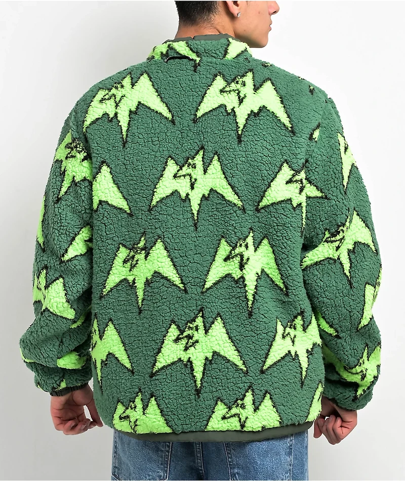 Airblaster Double Puff Green Reversible 5K Snowboard Jacket