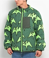 Airblaster Double Puff Green Reversible 5K Snowboard Jacket