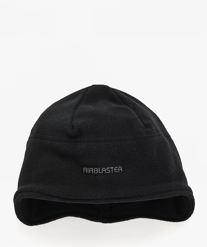 Airblaster Dropdown Black Fleece Hat