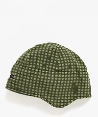 Airblaster Dropdown Olive Grid Fleece Hat