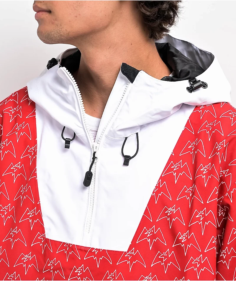 Airblaster Freedom Cherry Terry 10K Anorak Snowboard Jacket