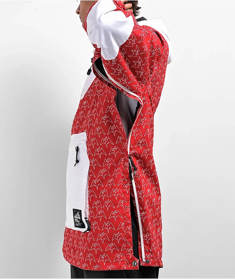Airblaster Freedom Cherry Terry 10K Anorak Snowboard Jacket