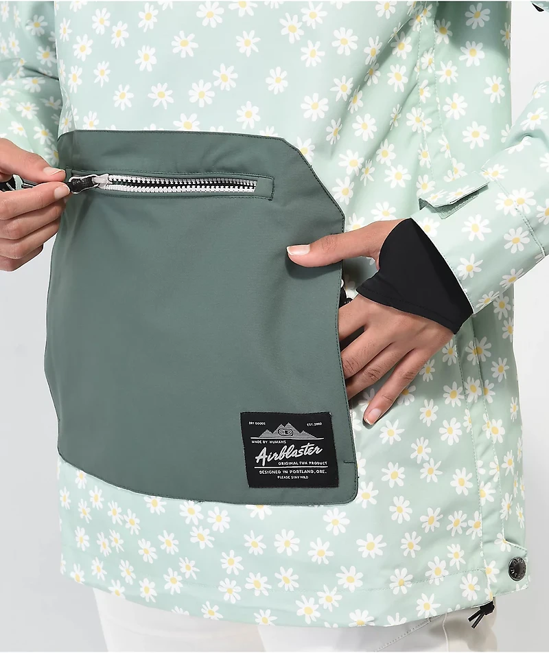Airblaster Freedom Daisy 10K Mint Anorak Snow Jacket