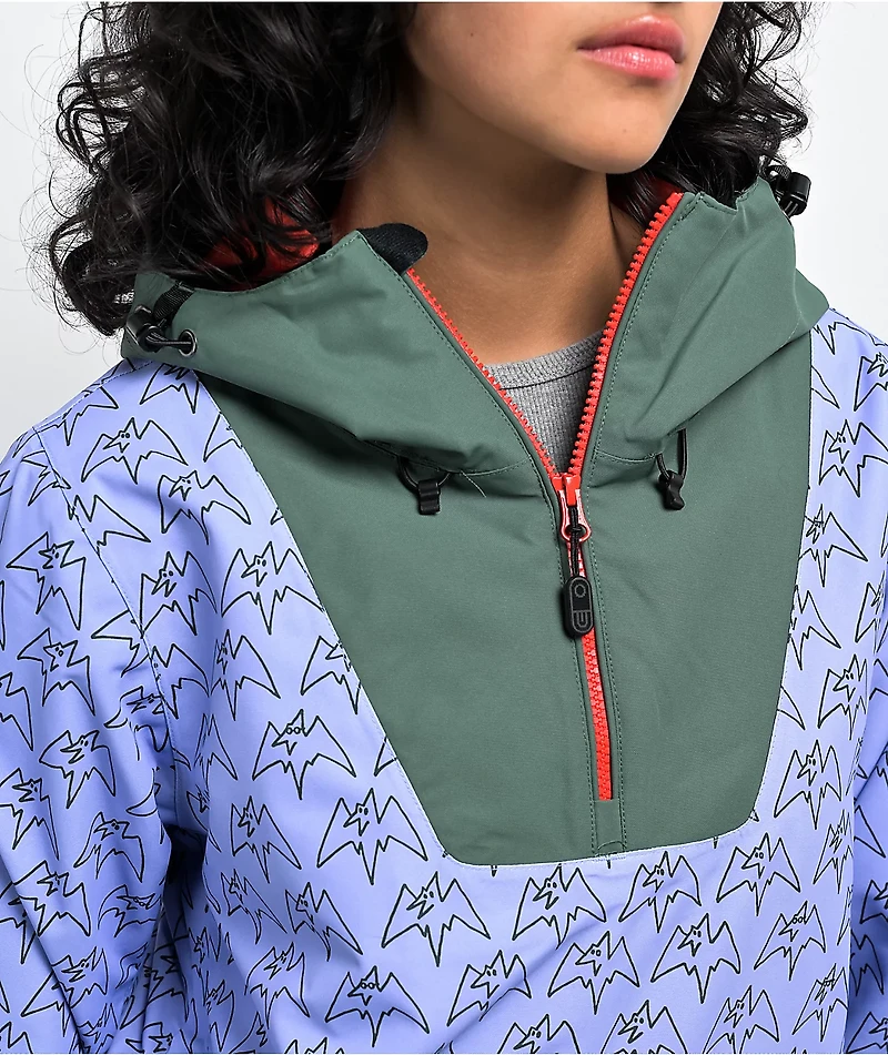 Airblaster Freedom Green 10K Anorak Snowboard Jacket