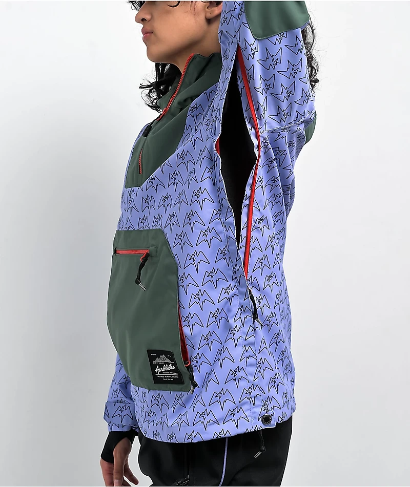 Airblaster Freedom Green 10K Anorak Snowboard Jacket