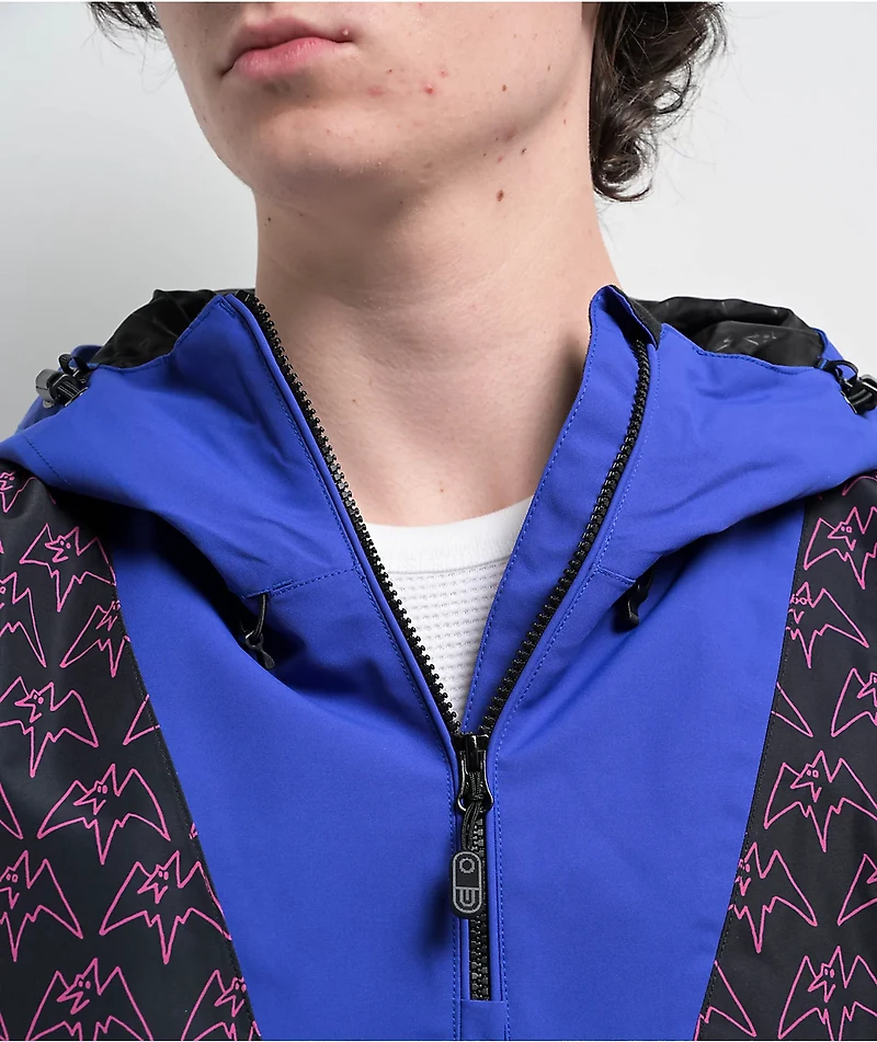 Airblaster Freedom Magenta Terry 10K Anorak Snowboard Jacket