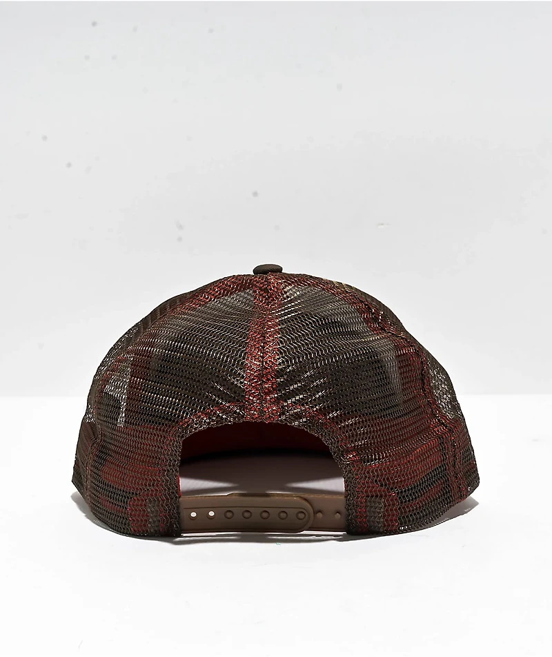 Airblaster Grampa Chocolate & Red Trucker Hat