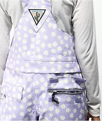Airblaster Hot Lavender Daisy 15K Snowboard Bib Pants