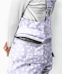 Airblaster Hot Lavender Daisy 15K Snowboard Bib Pants