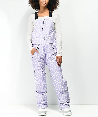 Airblaster Hot Lavender Daisy 15K Snowboard Bib Pants
