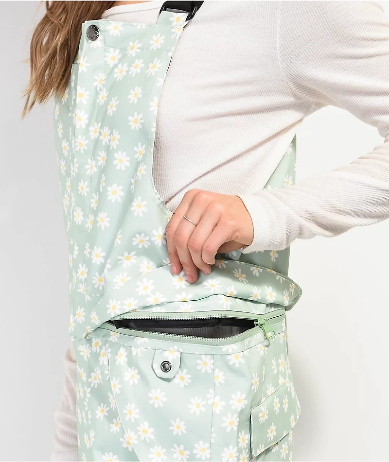 Airblaster Hot Mint Daisy 15K Snowboard Bib Pants