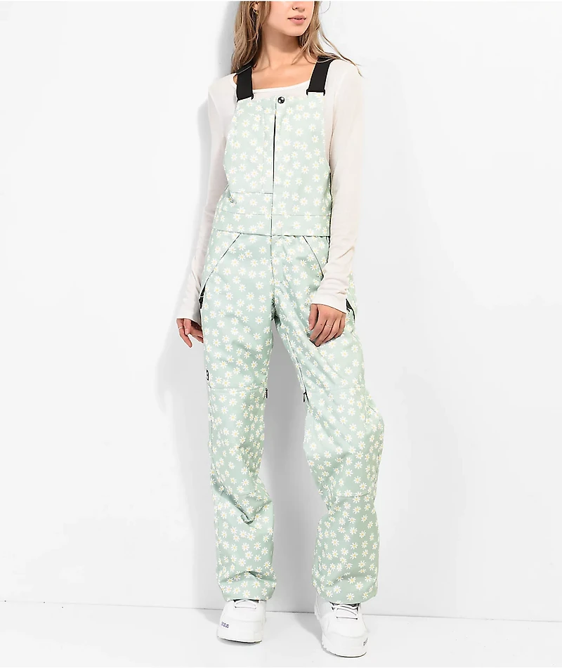 Airblaster Hot Mint Daisy 15K Snowboard Bib Pants