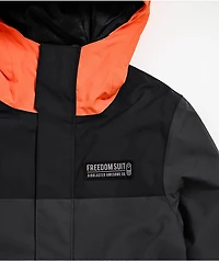 Airblaster Kids Freedom Black & Orange 15K Snow Suit