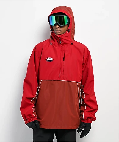 Airblaster Shifty Pullover Red 10K Snowboard Jacket