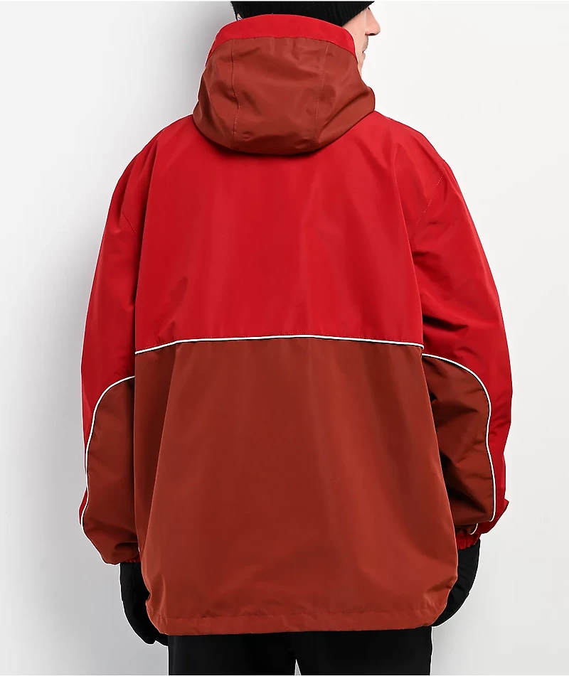 Airblaster Shifty Pullover Red 10K Snowboard Jacket