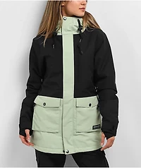 Airblaster Stay Wild Parka 10K Black & Matcha Snowboard Jacket