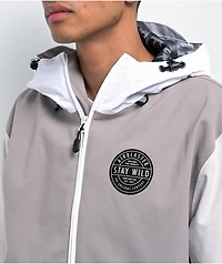 Airblaster Trenchover Grey 15K Anorak Snowboard Jacket