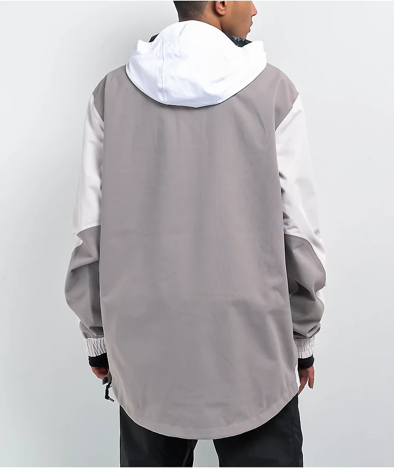Airblaster Trenchover Grey 15K Anorak Snowboard Jacket