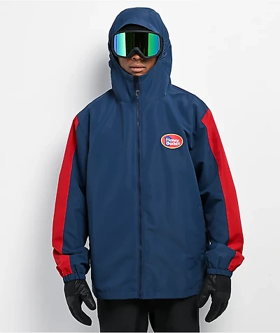 Airblaster x Honey Bucket Windshell Blue 10K Snowboard Jacket