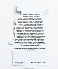 Akomplice Extinction Sticker