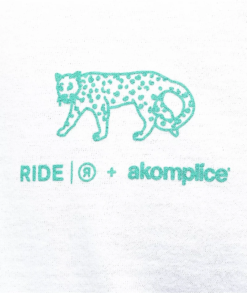 Akomplice x Ride Protect White T-Shirt