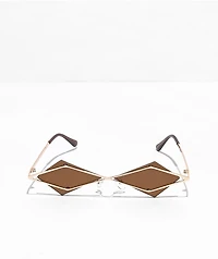 Alec Brown & Gold Sunglasses