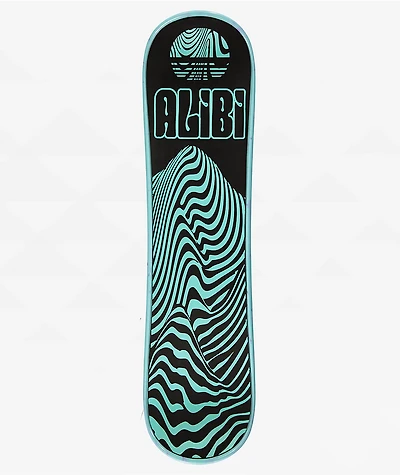 Alibi Mountain Trip 35" Teal Snow Skate
