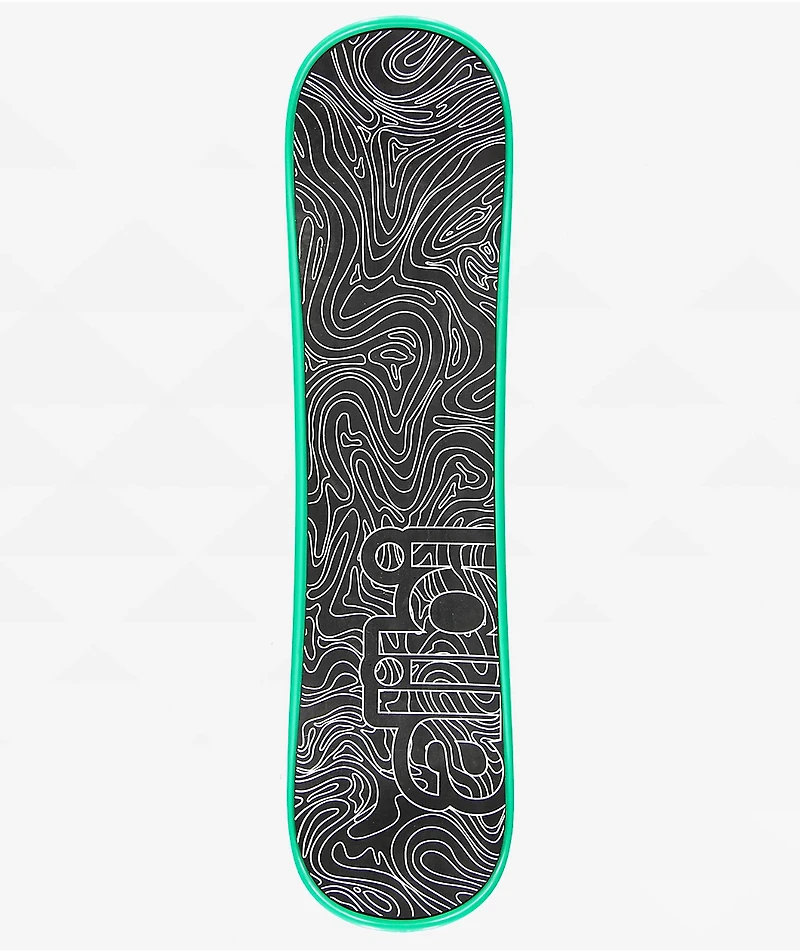 Alibi Topo Map 35" Green Snow Skate