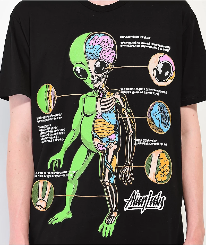 Alien Labs Dissected Black T-Shirt