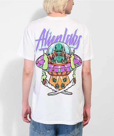 Alien Labs Spaceship White T-shirt